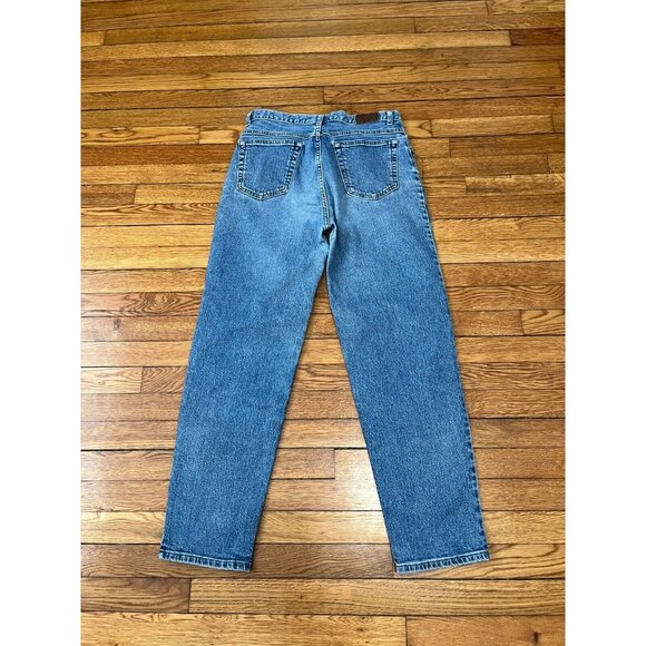 LL Bean Double Stretch Jeans Men's Size 30x29 Slim Straight Medium Wash Denim - Picture 4 of 6